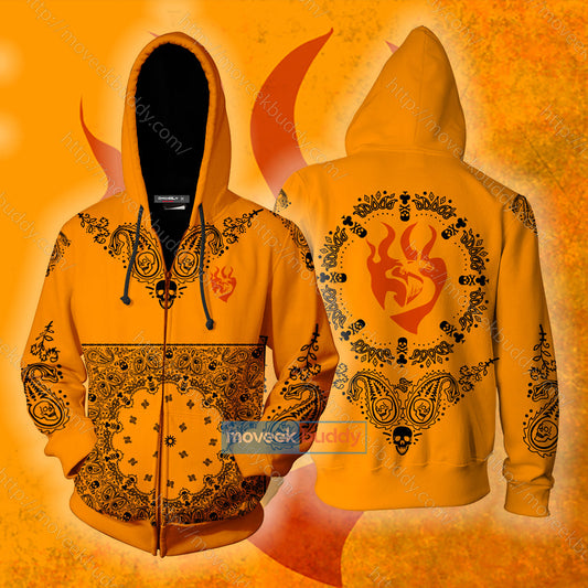 RWBY House Xiao Long By Sword And Sun Zip Up Hoodie 5XL