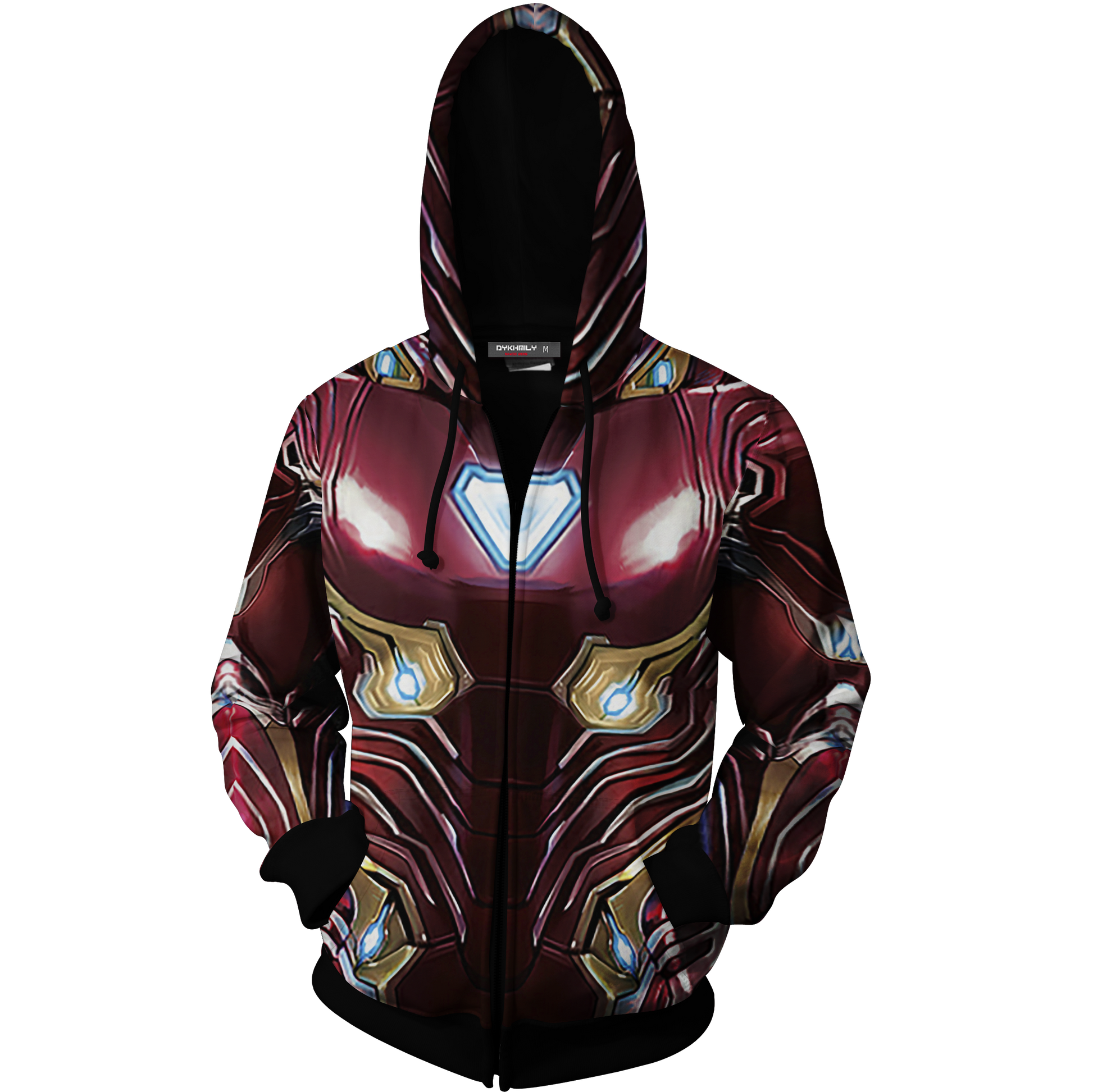 Iron Man (Tony Stark) Cosplay 3D Zip Up Hoodie