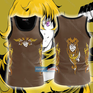 RWBY Yang Xiao Long Symbol Unisex 3D T-shirt Tank Top S 