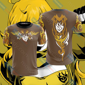 RWBY Yang Xiao Long Symbol Unisex 3D T-shirt   