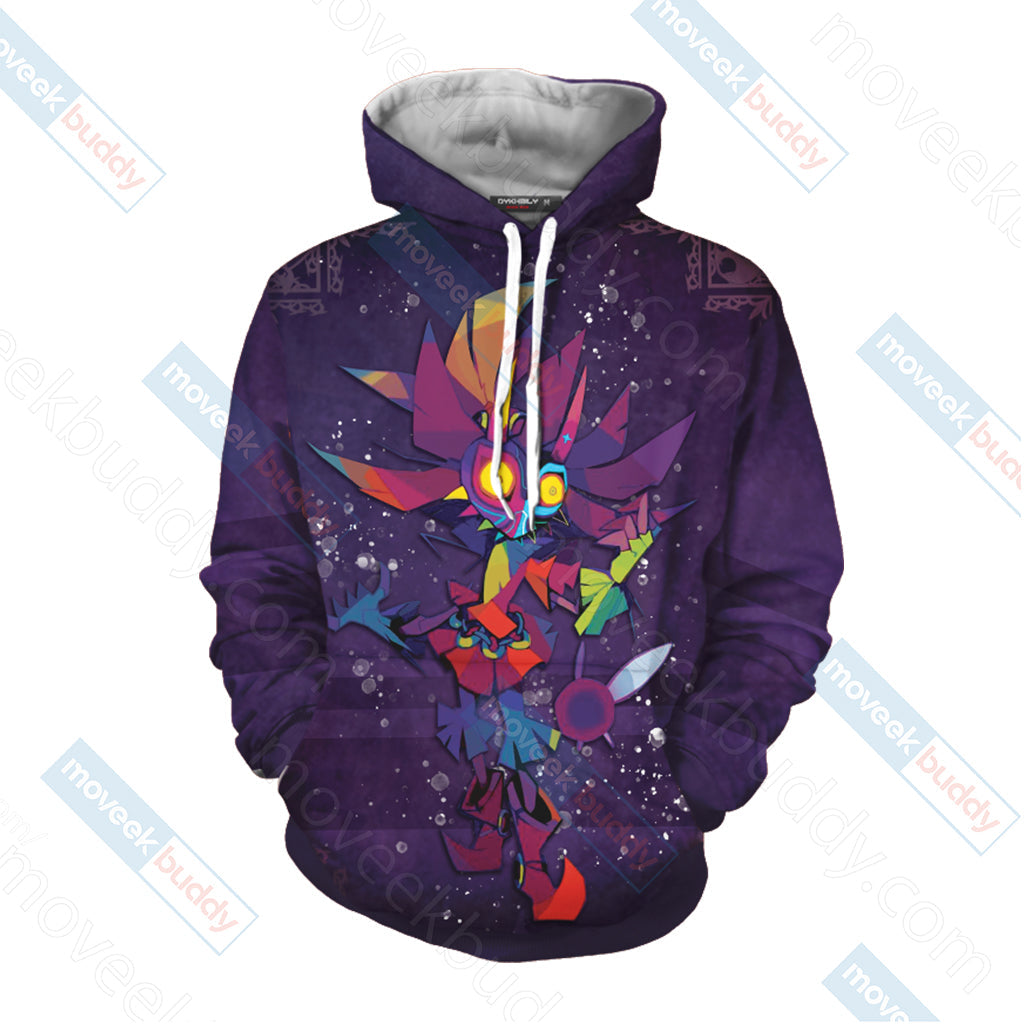 The legend of Zelda: Majora's New Style 3D Hoodie