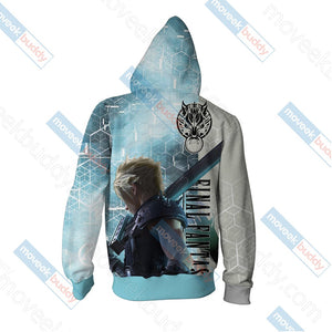 Final Fantasy - Cloud T-shirt Zip Hoodie Pullover Hoodie   