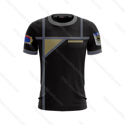 Babylon 5 Army Of Light Uniform Cosplay Unisex 3D T-shirt