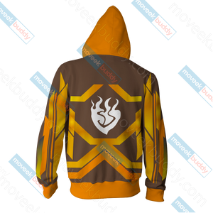 RWBY Yang Xiao Long New Zip Up Hoodie   