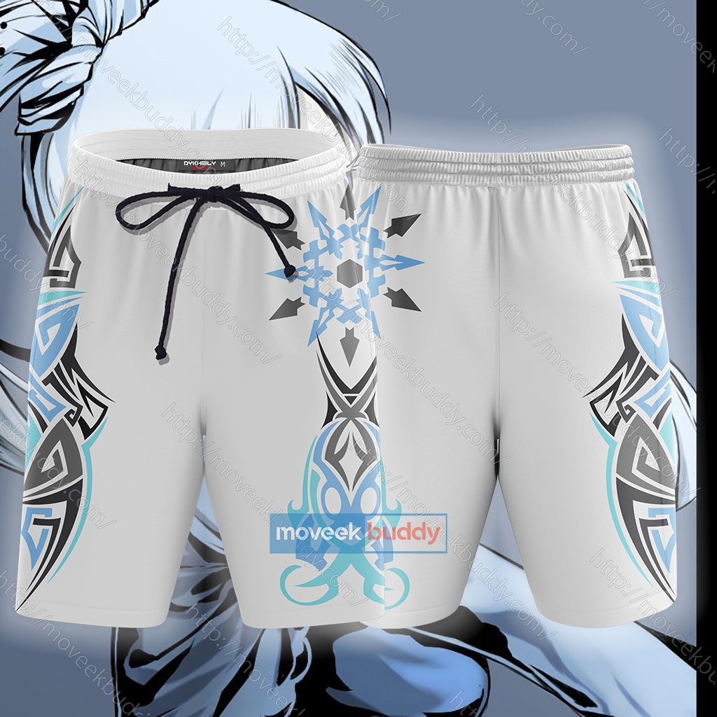 RWBY Weiss Schnee Symbol Unisex 3D T-shirt Beach Shorts