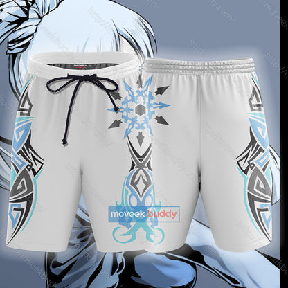 RWBY Weiss Schnee Symbol Unisex 3D T-shirt Beach Shorts