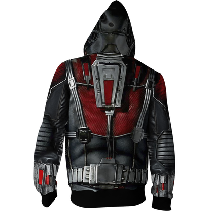 Ant Man Cosplay Zip Up Hoodie Jacket