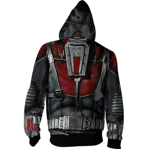 Ant Man Cosplay Zip Up Hoodie Jacket   