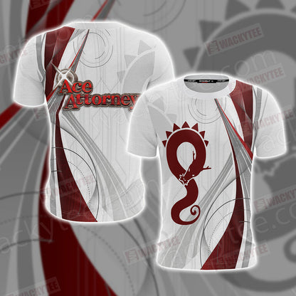Ace Attorney - Defiant Dragon logo Unisex 3D T-shirt