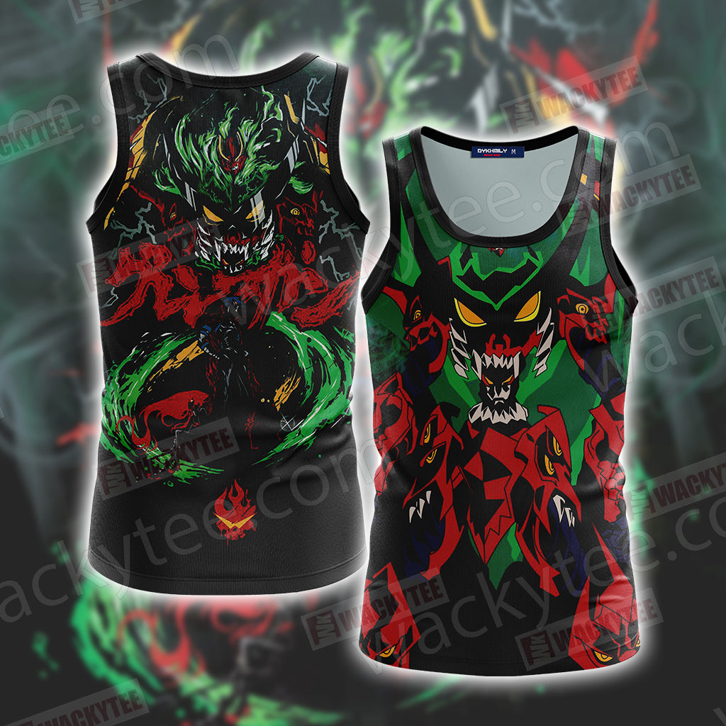 Tengen Toppa Gurren Lagann Unisex 3D T-shirt Tank Top