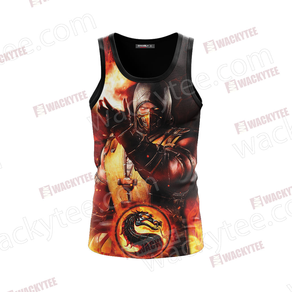 Mortal Kombat Scorpion New Look Unisex 3D T-shirt