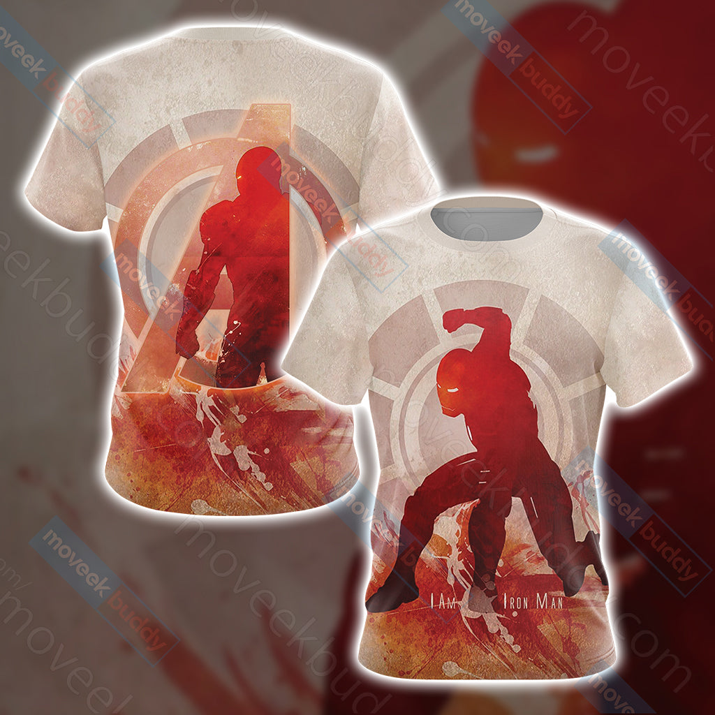 Iron man Unisex 3D T-shirt   