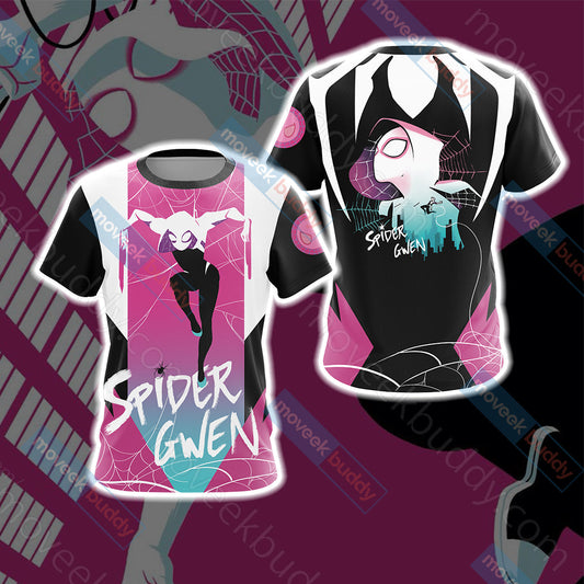 Spider-Gwen Unisex 3D T-shirt   