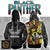 Wakanda Black Panther Zip Up Hoodie   