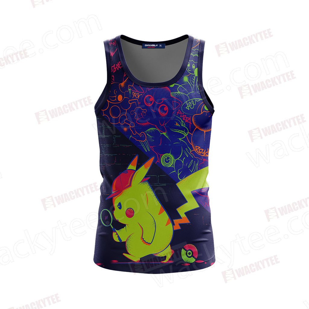 Detective Pikachu Unisex 3D T-shirt