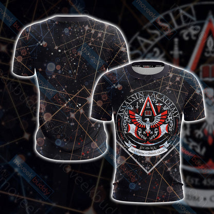 Assassin's Creed Academy Unisex 3D T-shirt
