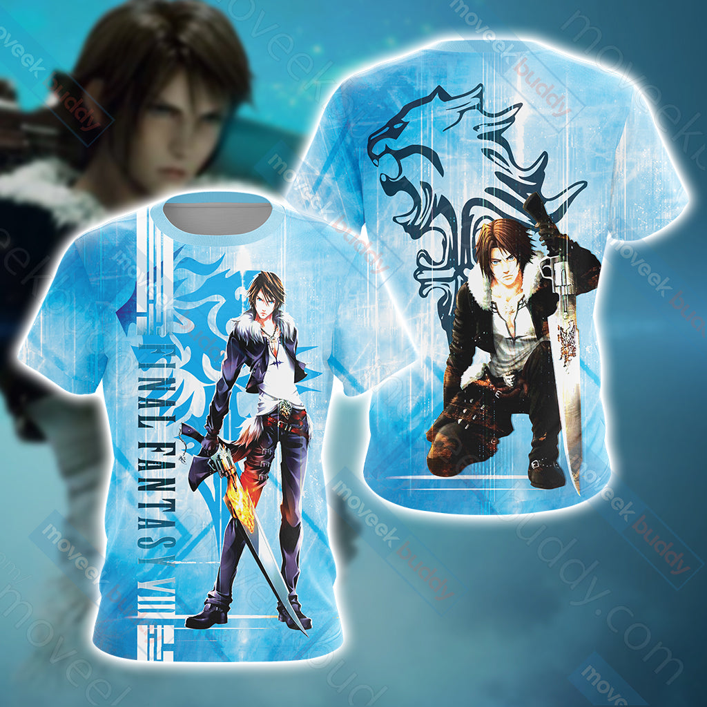 Final Fantasy VIII - Squall Leonhart Unisex 3D T-shirt   