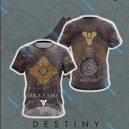 Destiny 2 Ghost Shell Unisex 3D T-shirt T-shirt