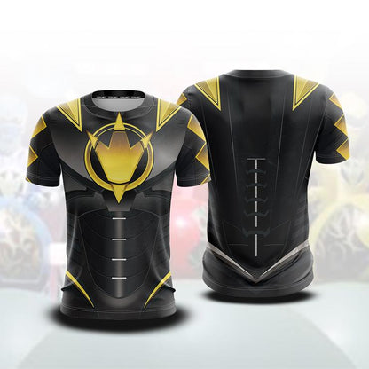 Power Rangers Dino Thunder Cosplay 3D Hoodie T-shirt Black Ranger