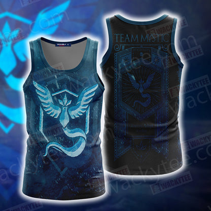 Team Mystic Pokemon Go New Unisex 3D T-shirt Tank Top