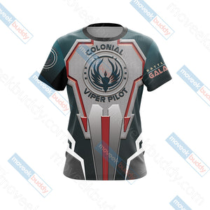 Battlestar Galactica New Unisex 3D T-shirt   