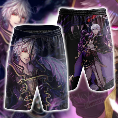 Fire Emblem Robin 3D T-shirt Beach Shorts