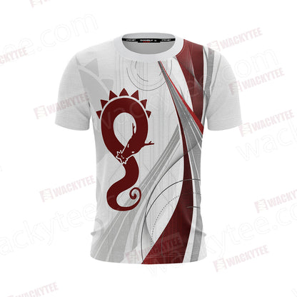 Ace Attorney - Defiant Dragon logo Unisex 3D T-shirt