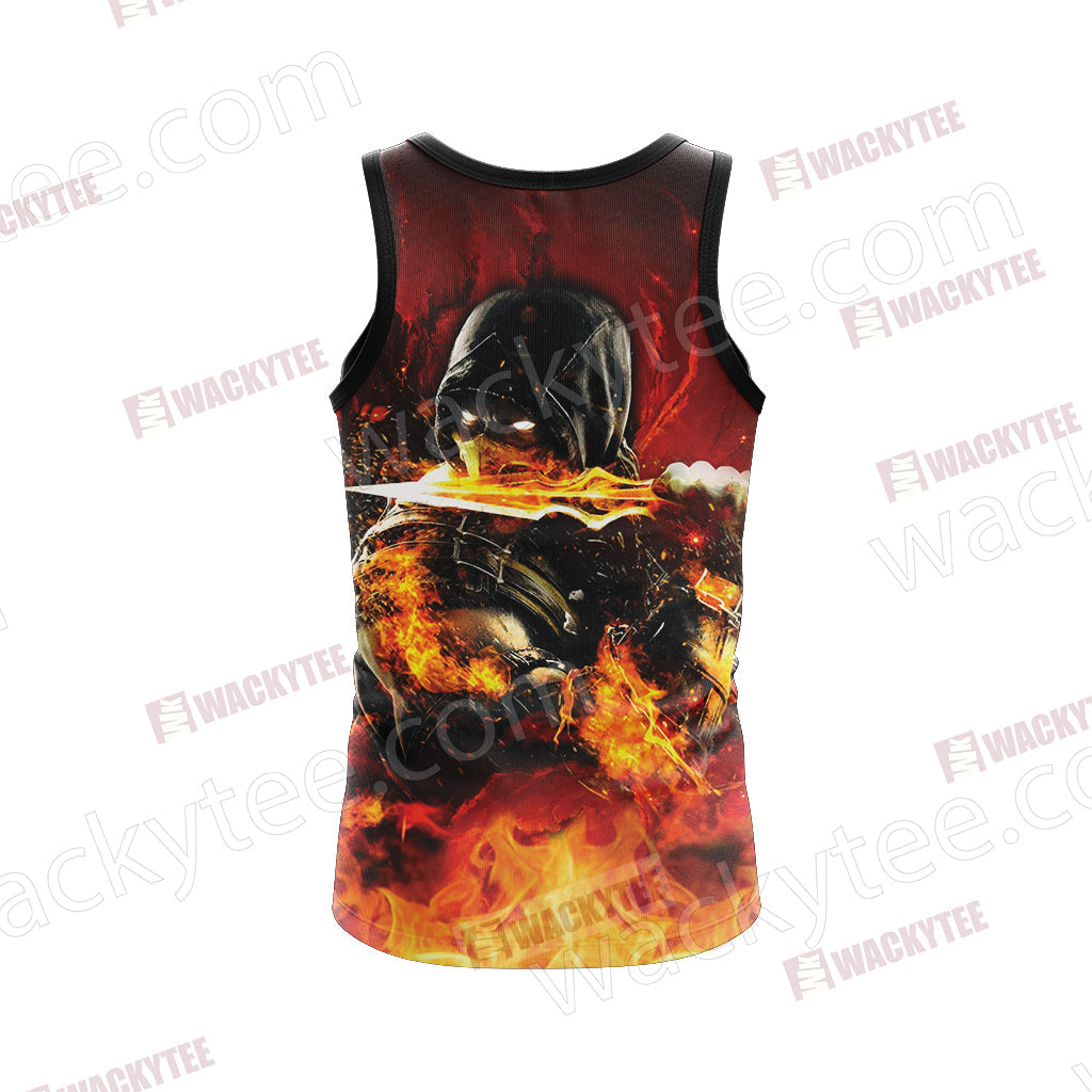 Mortal Kombat Scorpion New Look Unisex 3D T-shirt