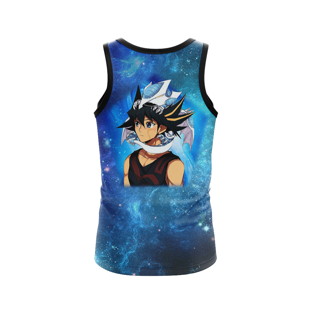 Yu-Gi-Oh! Yusei Fudo and Stardust Dragon New Version 3D Tank Top