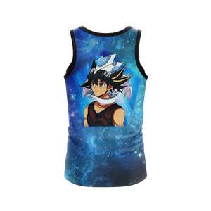 Yu-Gi-Oh! Yusei Fudo and Stardust Dragon New Version 3D Tank Top   