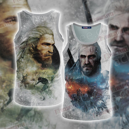 The Witcher - Geralt 3D T-shirt Tank Top