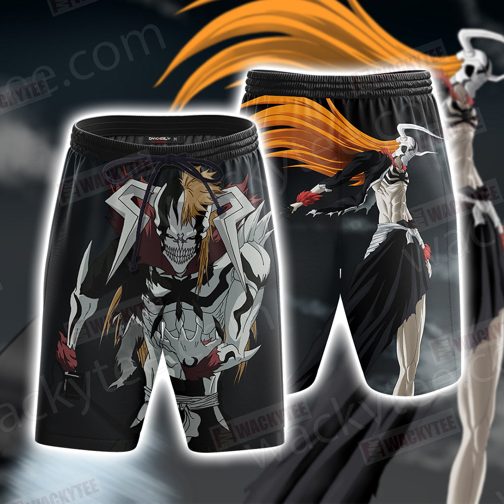 Bleach Ichigo Vasto Lorde Unisex 3D T-shirt Beach Shorts