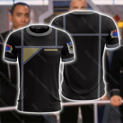 Babylon 5 Army Of Light Uniform Cosplay Unisex 3D T-shirt T-shirt