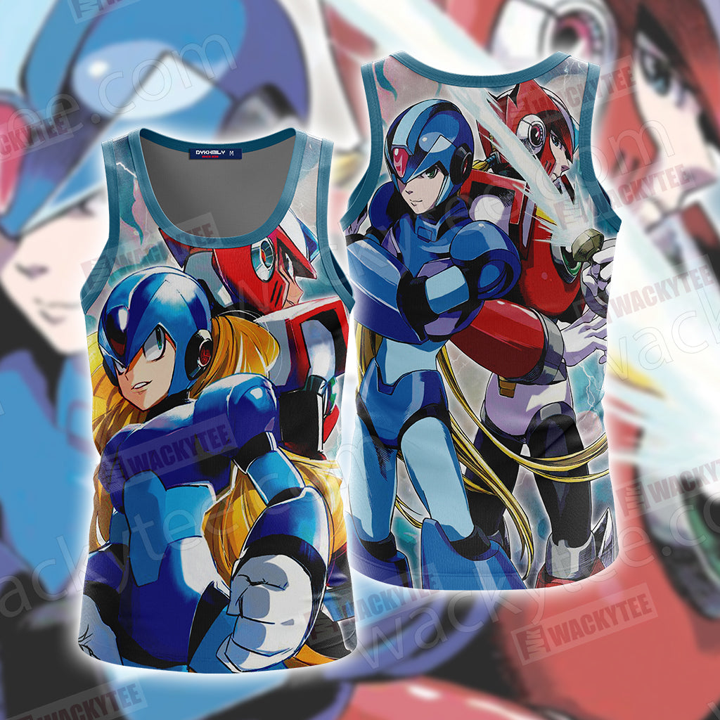 Megaman And RockMan Unisex 3D T-shirt Tank Top