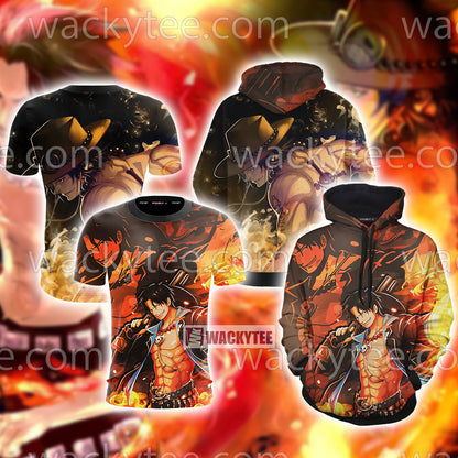 One Piece Portgas D. Ace Unisex 3D T-shirt