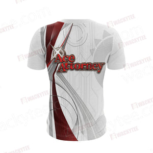 Ace Attorney - Defiant Dragon logo Unisex 3D T-shirt   