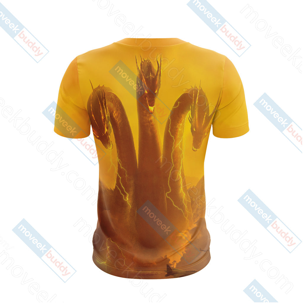Godzilla King Of The Monsters - Ghidorah Unisex 3D T-shirt
