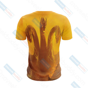 Godzilla King Of The Monsters  - Ghidorah Unisex 3D T-shirt   