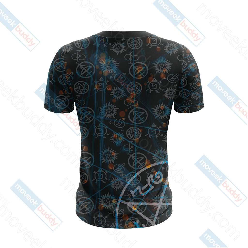 Supernatural - Devil's trap Unisex 3D T-shirt