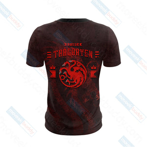 House Targaryen Game Of Thrones Unisex 3D T-shirt   