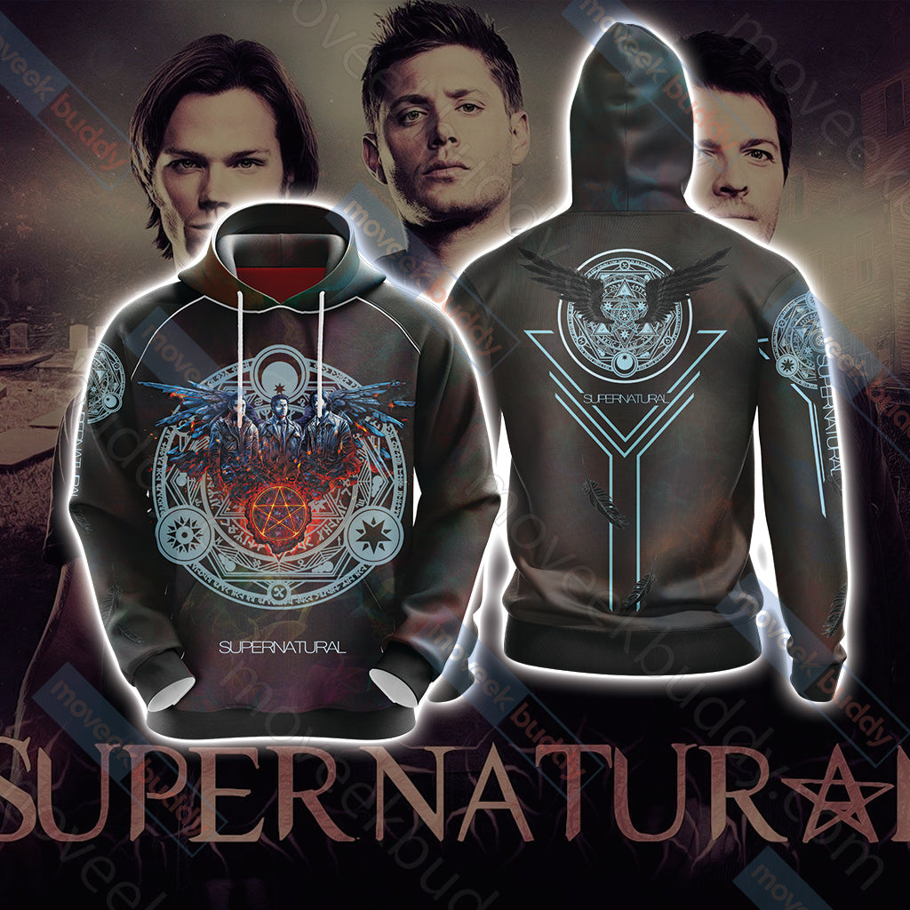 Supernatural Unisex 3D T-shirt Hoodie