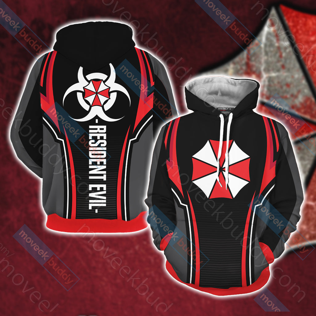 Resident Evil - Biohazard Unisex 3D T-shirt Hoodie