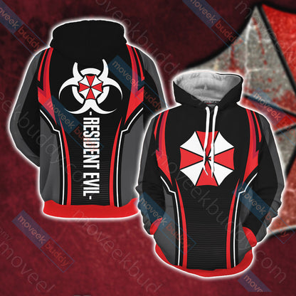 Resident Evil - Biohazard Unisex 3D T-shirt Hoodie