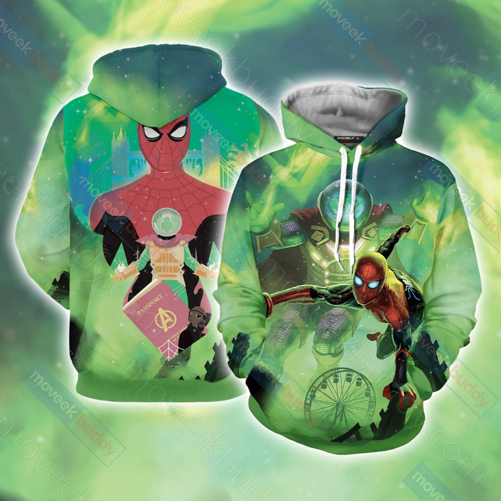 Spider Man: Far From Home Unisex 3D T-shirt Hoodie