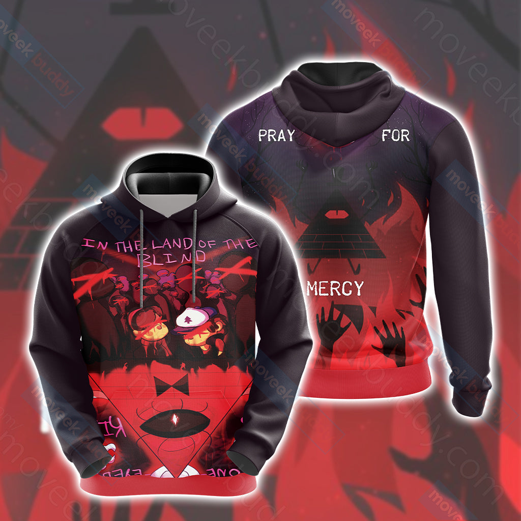 Gravity Falls - Bill Cipher Wheel New Style Unisex 3D T-shirt Hoodie