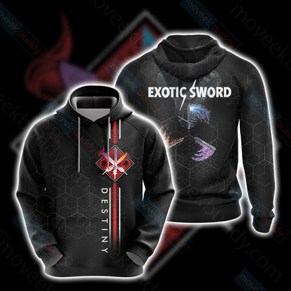 Destiny Exotic Swords Unisex 3D T-shirt Hoodie