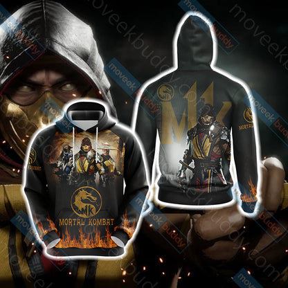 Mortal Kombat Unisex 3D T-shirt Hoodie