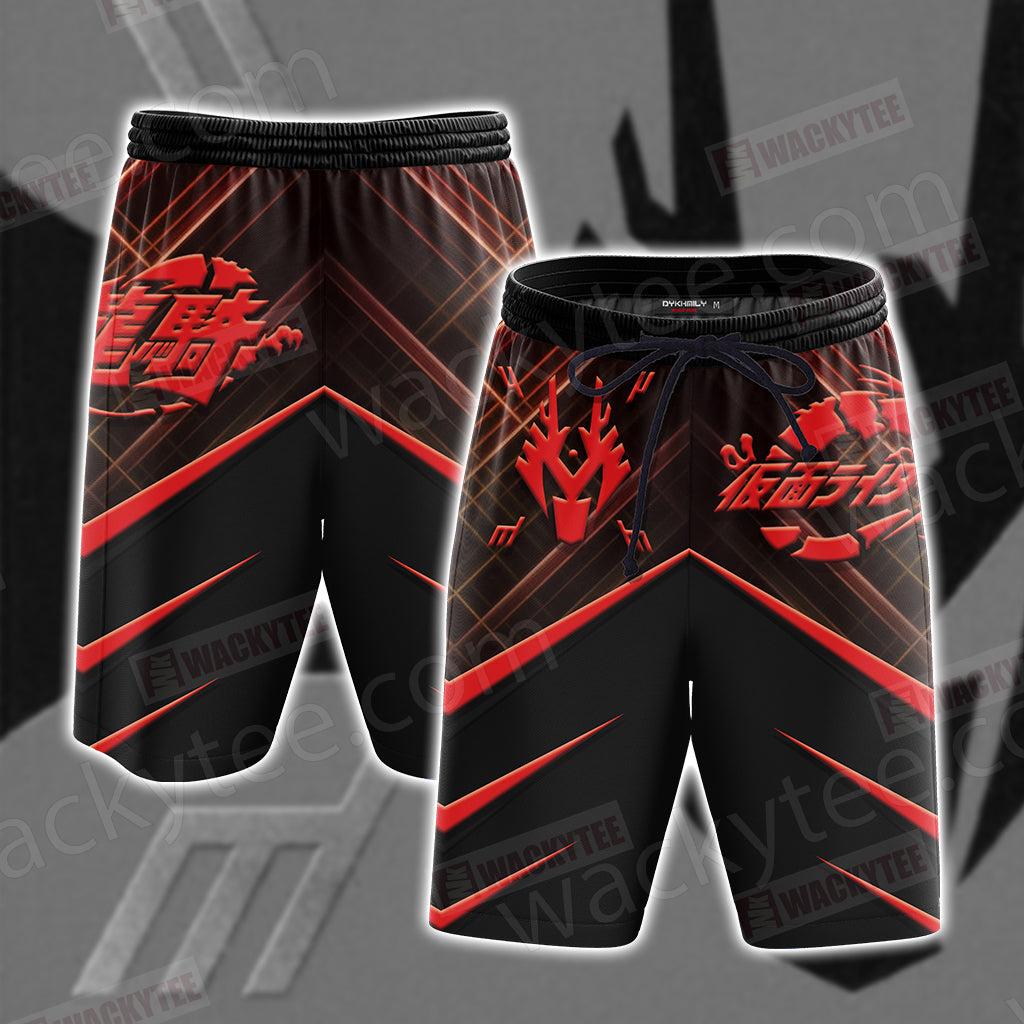 Kamen Rider - Ryuki Symbol Unisex 3D T-shirt Beach Shorts