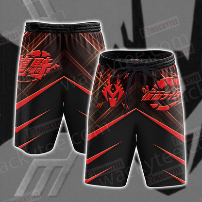 Kamen Rider - Ryuki Symbol Unisex 3D T-shirt Beach Shorts