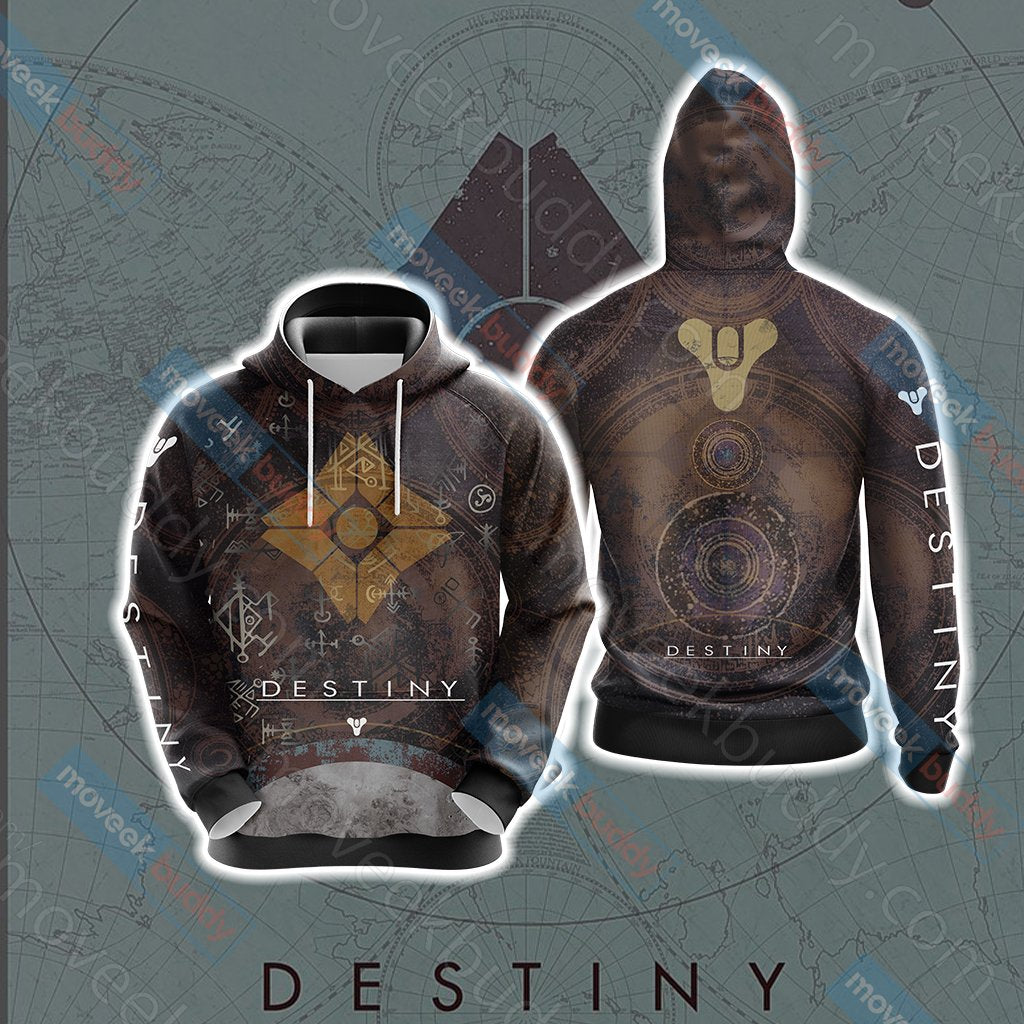 Destiny 2 Ghost Shell Unisex 3D T-shirt Hoodie